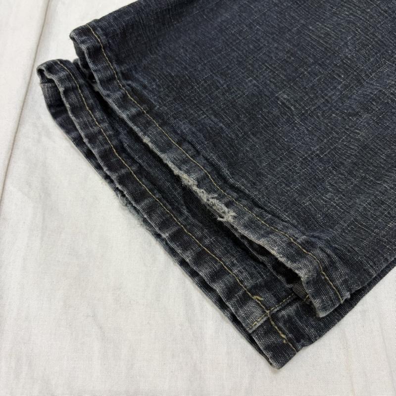 アルマーニ ジーンズ ARMANI JEANS パンツ デニム、ジーンズ AJ ECO-WASH デニムパンツ made in itary 30インチ 無地 紺 / ネイビー / navy メンズ USED 古着 中古 50165156