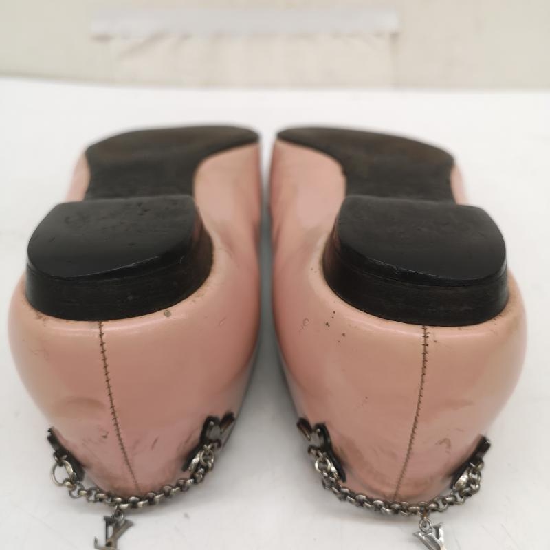 ルイヴィトン LOUIS VUITTON パンプス パンプス LVロゴ チェーン フラワー パンプス 36.5 23.5cm 桃 / ピンク / pink レディース USED 古着 中古 50165158