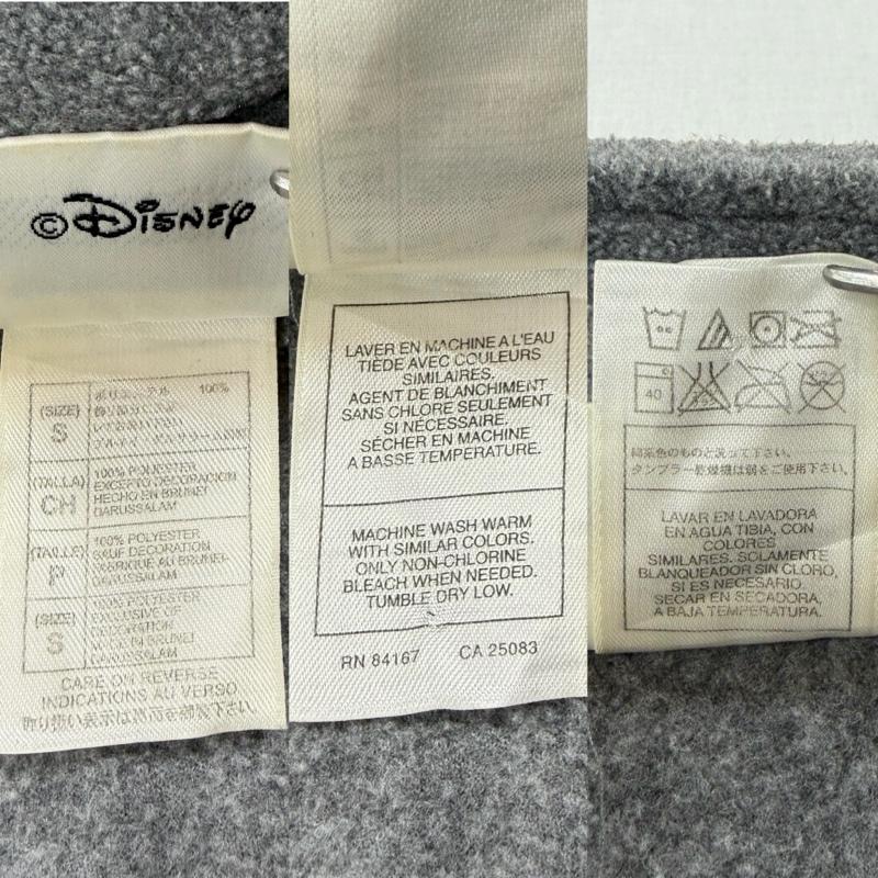 ディズニーウ゛ィンテージ DISNEYVINTAGE トレーナー 長袖 Walt Disney World ディズニー 90s オフィシャル ハーフジップ フリース ロゴ 刺繍ミッキーマウス ヴィンテージ S ロゴ、文字 X キャラクター X 刺繍 灰 / グレー / gray X 紺 / ネイビー / navy メンズ USED 古着 中古 50165162