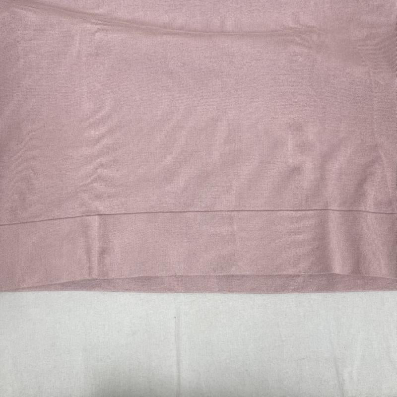 ユナイテッドトウキョウ UNITED TOKYO Tシャツ 半袖 日本製 18G天竺 クルーネック ニット Tシャツ カットソー 1 桃 / ピンク / pink メンズ USED 古着 中古 50165165