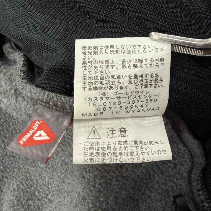 ザノースフェイス THE NORTH FACE ジャケット、上着 ジャンパー、ブルゾン フリース デナリジャケット フーディ ジップアップ ブルゾン NA72052 ロゴ 刺繍 S ロゴ、文字 X 刺繍 灰 / グレー / gray X 黒 / ブラック / black メンズ USED 古着 中古 50165167