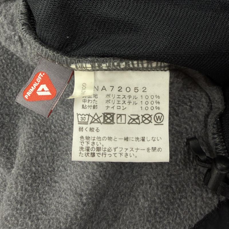 ザノースフェイス THE NORTH FACE ジャケット、上着 ジャンパー、ブルゾン フリース デナリジャケット フーディ ジップアップ ブルゾン NA72052 ロゴ 刺繍 S ロゴ、文字 X 刺繍 灰 / グレー / gray X 黒 / ブラック / black メンズ USED 古着 中古 50165167