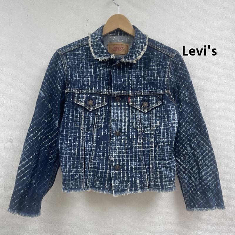 リーバイス Levi s ジャケット、上着 ジャンパー、ブルゾン 78500 0301 00s タイダイ クロップド カットオフ ダメージ加工 デニム ジャケット M インディゴ / インディゴ / Indigo レディース USED 古着 中古 50165168