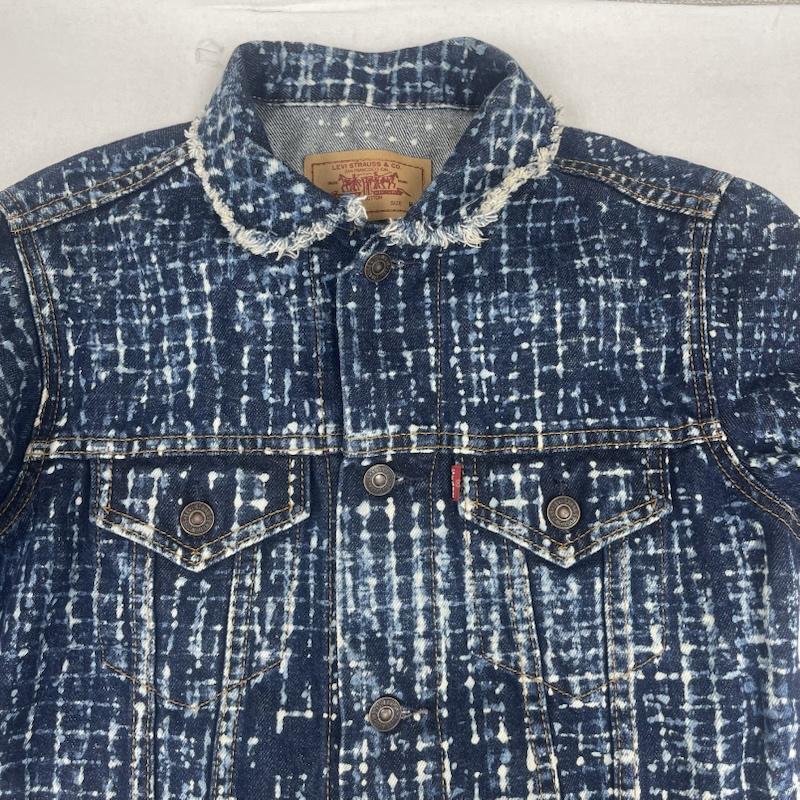 リーバイス Levi s ジャケット、上着 ジャンパー、ブルゾン 78500 0301 00s タイダイ クロップド カットオフ ダメージ加工 デニム ジャケット M インディゴ / インディゴ / Indigo レディース USED 古着 中古 50165168