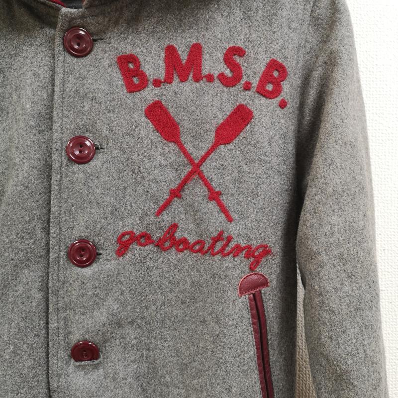 ビームスボーイ BEAMS BOY ジャケット、上着 ジャンパー、ブルゾン 変形フード セーラーカラー スナップボタン 中綿 キルティング 98/76 13-18-0710-414 M 灰 / グレー / gray レディース USED 古着 中古 50165178