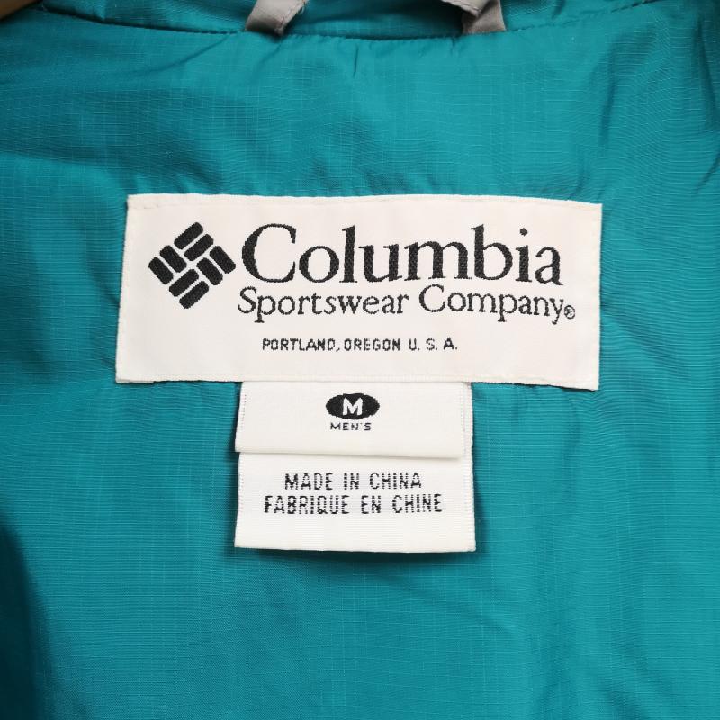 コロンビア Columbia ジャケット、上着 ダウンジャケット キルティング ドローコード 撥水 ロゴ刺繡 ダウンジャケット F3PM5034 M 灰 / グレー / gray メンズ USED 古着 中古 50165184