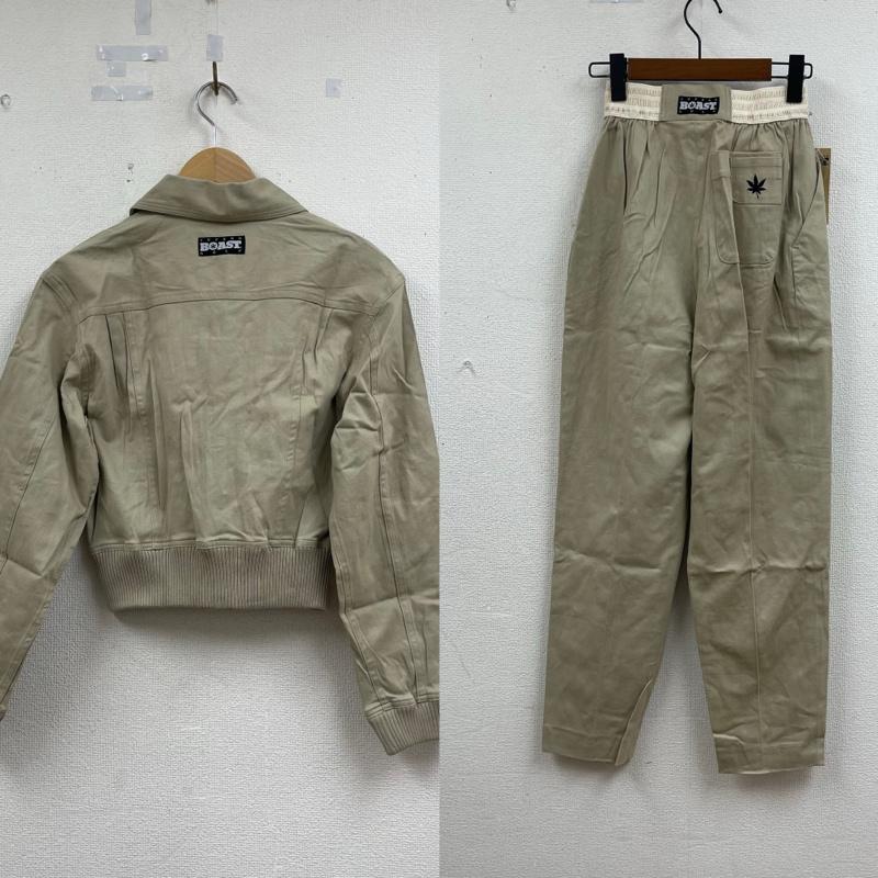 古着 USED ジャケット、上着 ジャンパー、ブルゾン BOAST U.S.A. 日本製 ワークシャツ ジャケット セットアップ L-3001 ベージュ / ベージュ / beige メンズ USED 古着 中古 50165187