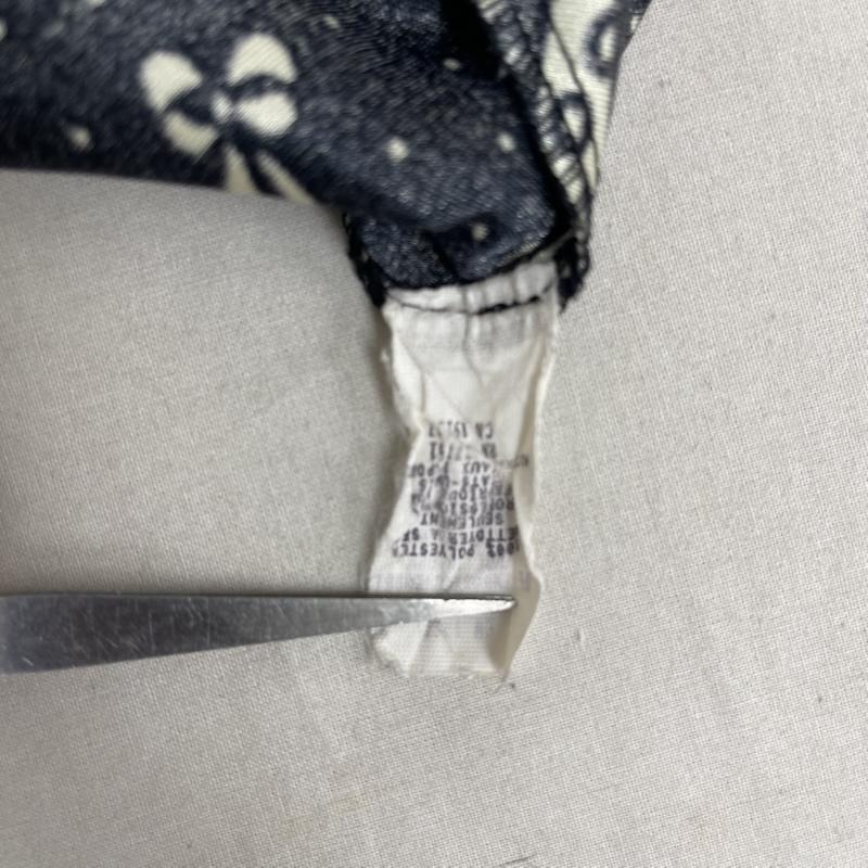 ベッツィージョンソン Betsey Johnson ワンピース ひざ丈スカート ミニ丈 カシュクール風 ラップ ワンピース 羽織りガウン 4 黒 / ブラック / black レディース USED 古着 中古 50165193