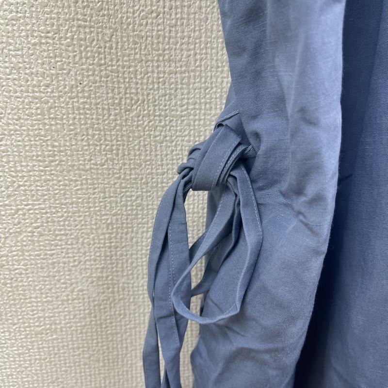ソウ・ソウ SOU･SOU ワンピース ロングスカート 日本製 貫頭衣 長方形衣 草衣 花柄 植物柄 ワンピース トップス 水色 / ライトブルー / レディース USED 古着 中古 50165195