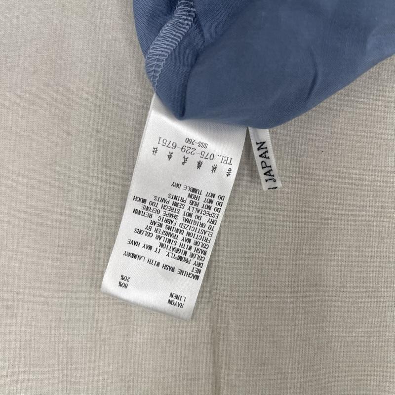 ソウ・ソウ SOU･SOU ワンピース ロングスカート 日本製 貫頭衣 長方形衣 草衣 花柄 植物柄 ワンピース トップス 水色 / ライトブルー / レディース USED 古着 中古 50165195