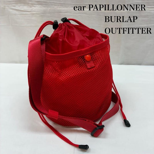 イア パピヨネ ear PAPILLONNER ショルダーバッグ ショルダーバッグ BURLAP OUTFITTER コラボ ナイロン 巾着 メッシュ 斜め掛け ショルダー バッグ - レディース USED 古着 中古 50165200