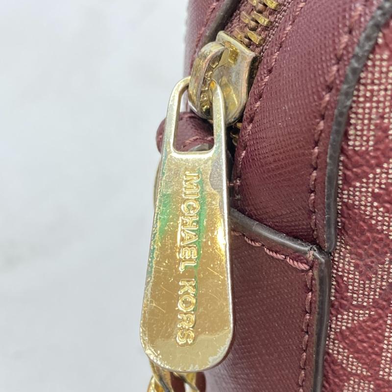 マイケルコース MICHAEL KORS ショルダーバッグ ショルダーバッグ 35F8GTTC3B JET SET ジェットセット モノグラム柄 ゴールド チェーン ボルドー / ボルドー / レディース USED 古着 中古 50165206