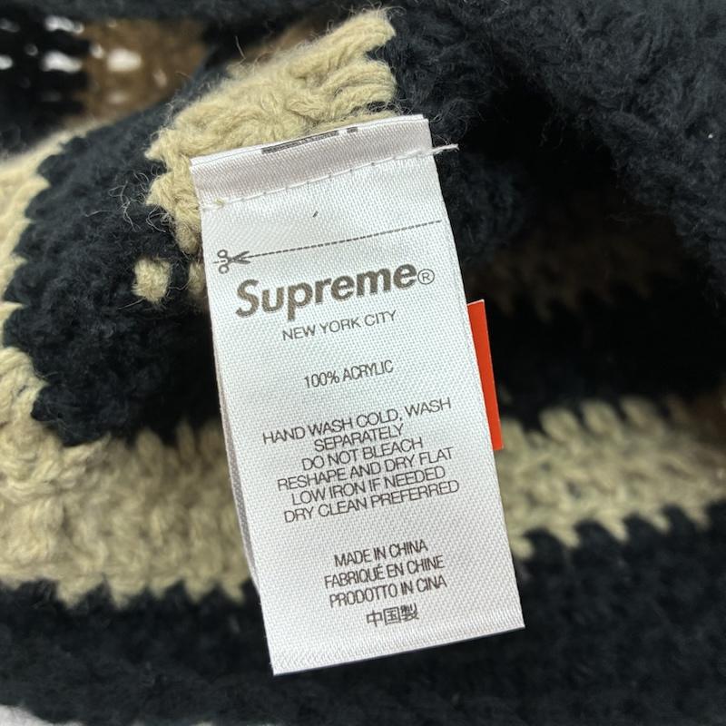 シュプリーム Supreme 帽子 ニット帽 25FW Crochet Logo Beanie クロシェ ロゴ ビーニー - メンズ USED 古着 中古 50165207