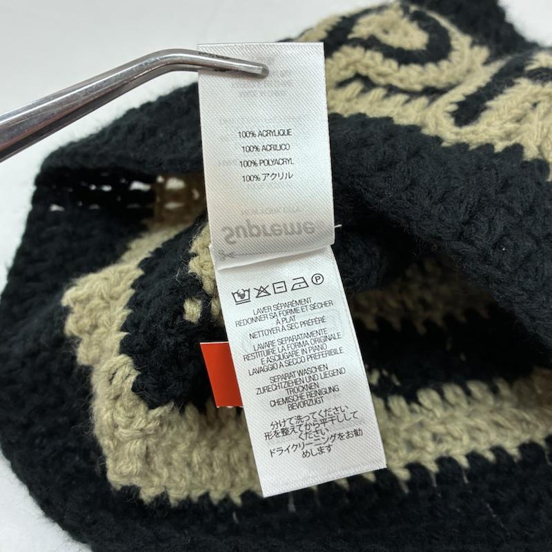 シュプリーム Supreme 帽子 ニット帽 25FW Crochet Logo Beanie クロシェ ロゴ ビーニー - メンズ USED 古着 中古 50165207