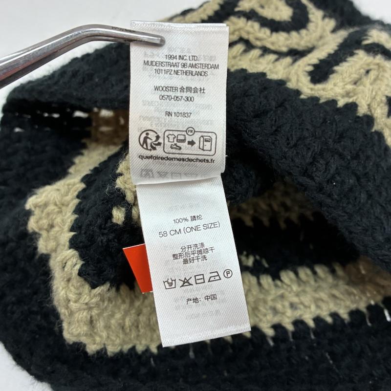 シュプリーム Supreme 帽子 ニット帽 25FW Crochet Logo Beanie クロシェ ロゴ ビーニー - メンズ USED 古着 中古 50165207