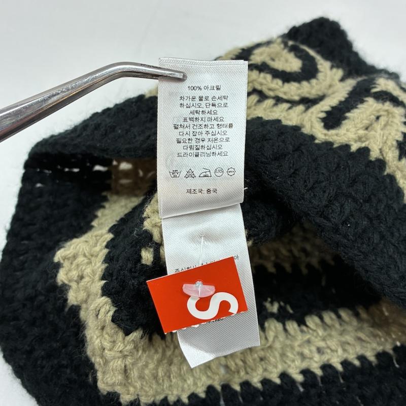 シュプリーム Supreme 帽子 ニット帽 25FW Crochet Logo Beanie クロシェ ロゴ ビーニー - メンズ USED 古着 中古 50165207