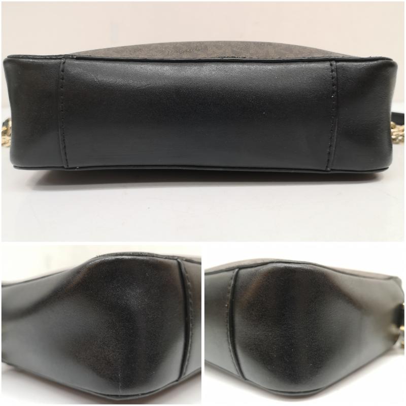 マイケルコース MICHAEL KORS ショルダーバッグ ショルダーバッグ 32F8GF5M2B JET SET ジェットセット レザー タッセル チャーム クロスボディ カメラ バッグ 茶 / ブラウン / brown レディース USED 古着 中古 50165214