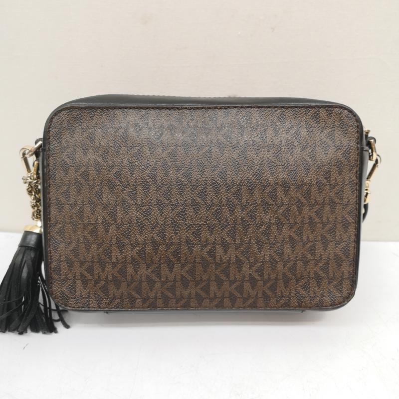 マイケルコース MICHAEL KORS ショルダーバッグ ショルダーバッグ 32F8GF5M2B JET SET ジェットセット レザー タッセル チャーム クロスボディ カメラ バッグ 茶 / ブラウン / brown レディース USED 古着 中古 50165214