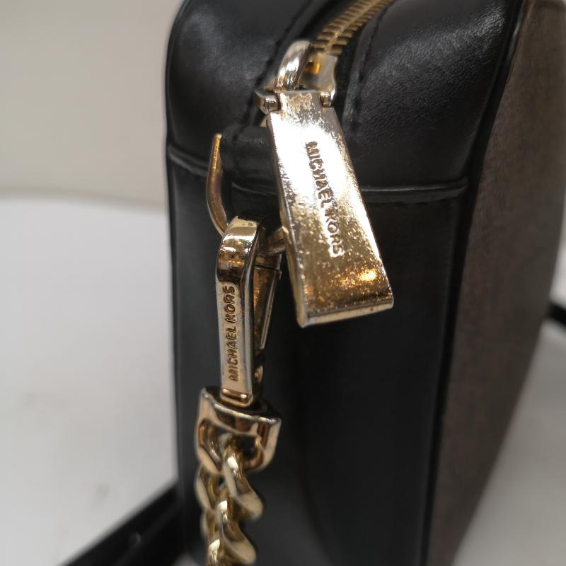 マイケルコース MICHAEL KORS ショルダーバッグ ショルダーバッグ 32F8GF5M2B JET SET ジェットセット レザー タッセル チャーム クロスボディ カメラ バッグ 茶 / ブラウン / brown レディース USED 古着 中古 50165214