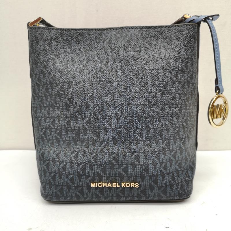マイケルコース MICHAEL KORS ショルダーバッグ ショルダーバッグ 35F8GKFM1V Kimberly Small Bucket Bag キンバリー スモール バケット バッグ レザー チャームあり 青 / ブルー / blue レディース USED 古着 中古 50165216
