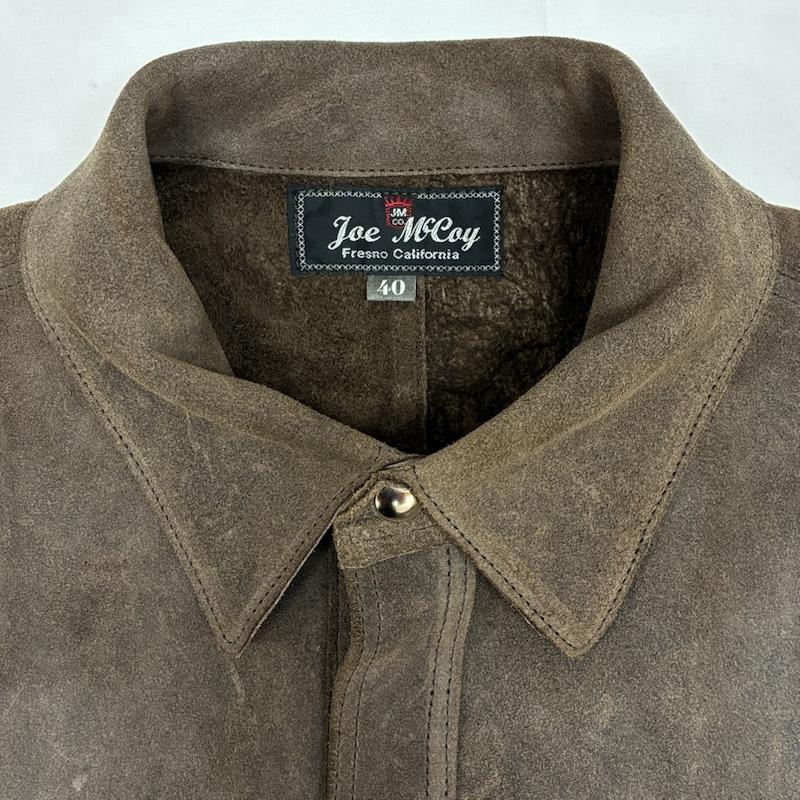 ジョーマッコイ JOE McCOY ジャケット、上着 レザージャケット ステアハイド スプリット レザー ウェルダーズ ジャケット 40 メンズ USED 古着 中古 50165217