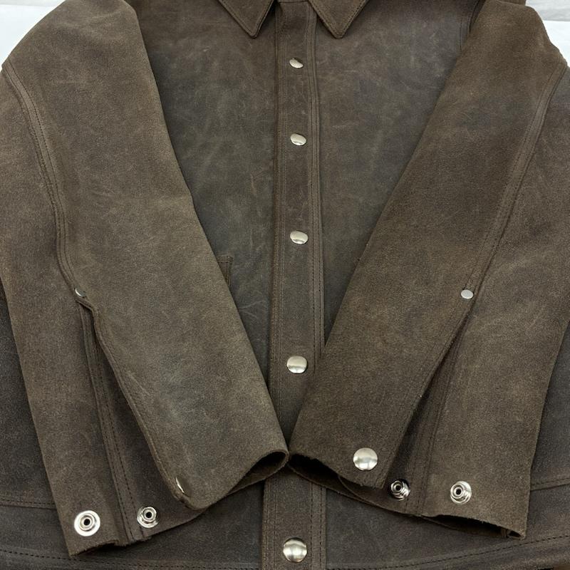 ジョーマッコイ JOE McCOY ジャケット、上着 レザージャケット ステアハイド スプリット レザー ウェルダーズ ジャケット 40 メンズ USED 古着 中古 50165217