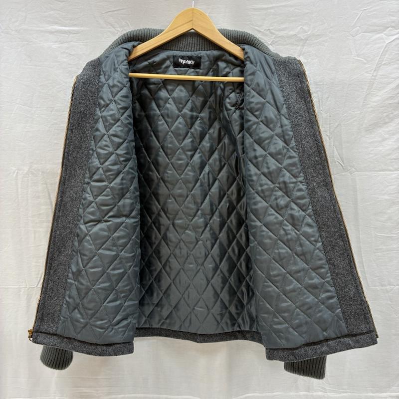 古着 USED ジャケット、上着 ジャンパー、ブルゾン MASSES マシス MELTON ZIP JKT メルトン ジップ ジャケット ダイヤキルティング ワッペン S メンズ USED 古着 中古 50165221