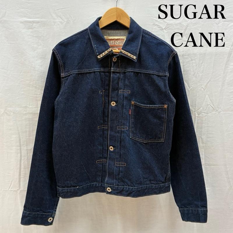 シュガーケーン SUGAR CANE ジャケット、上着 ジャンパー、ブルゾン 1st 大戦モデル タイプ M品番 初期 月桂樹ボタン 針刺しシンチバック デニムジャケット - メンズ USED 古着 中古 50165222