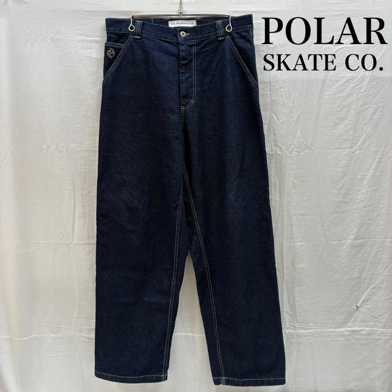 ポーラー POLAR パンツ デニム、ジーンズ 25ss BIGBOY WORK ONEWASH ビッグボーイ ワイド ペインター デニムパンツ M メンズ USED 古着 中古 50165224