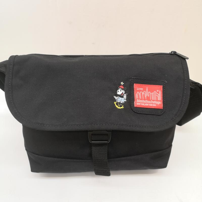 マンハッタンポーテージ Manhattan Portage ショルダーバッグ ショルダーバッグ ミニーマウス LOVE Disney コラボ ショルダー バッグ 黒 / ブラック / black レディース USED 古着 中古 50165225