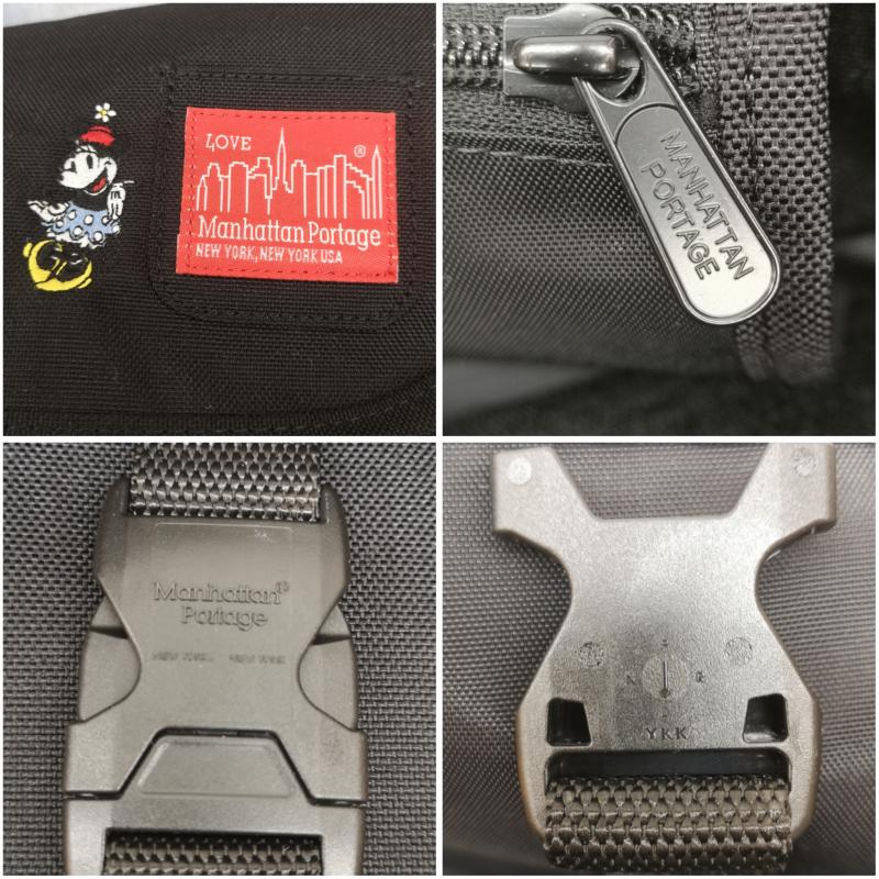 マンハッタンポーテージ Manhattan Portage ショルダーバッグ ショルダーバッグ ミニーマウス LOVE Disney コラボ ショルダー バッグ 黒 / ブラック / black レディース USED 古着 中古 50165225