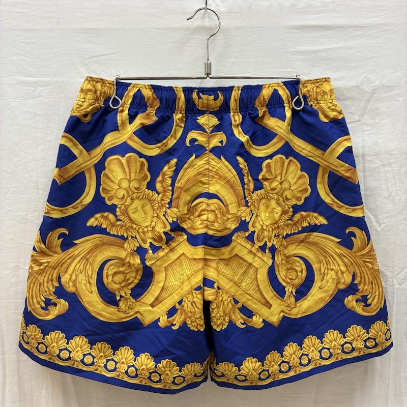 ヴェルサーチ VERSACE パンツ ショートパンツ メデューサ 総柄 ナイロン イージー ショーツ ハーフパンツ 5 メンズ USED 古着 中古 50165226