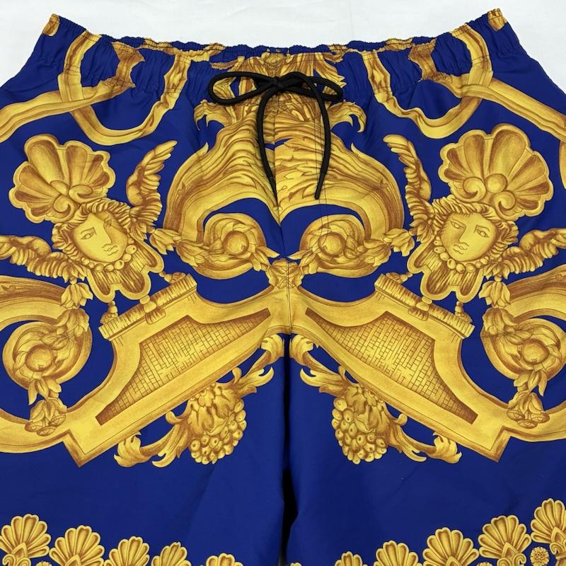 ヴェルサーチ VERSACE パンツ ショートパンツ メデューサ 総柄 ナイロン イージー ショーツ ハーフパンツ 5 メンズ USED 古着 中古 50165226