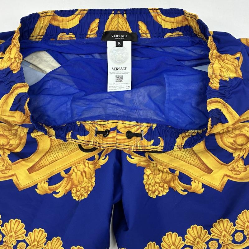 ヴェルサーチ VERSACE パンツ ショートパンツ メデューサ 総柄 ナイロン イージー ショーツ ハーフパンツ 5 メンズ USED 古着 中古 50165226