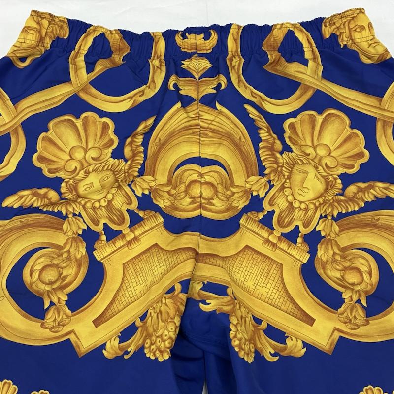 ヴェルサーチ VERSACE パンツ ショートパンツ メデューサ 総柄 ナイロン イージー ショーツ ハーフパンツ 5 メンズ USED 古着 中古 50165226