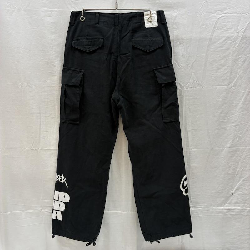 ウィンダンシー WIND AND SEA パンツ ワークパンツ、ペインターパンツ BAND FIELD PANTS グラフィック プリント ワッペン 6P カーゴパンツ M メンズ USED 古着 中古 50165228