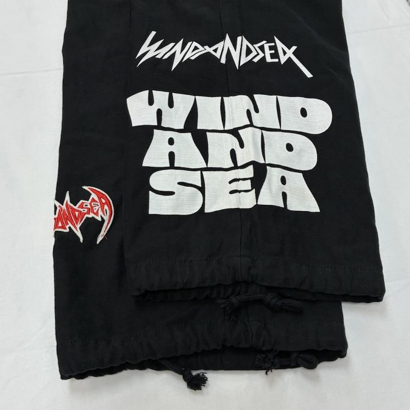 ウィンダンシー WIND AND SEA パンツ ワークパンツ、ペインターパンツ BAND FIELD PANTS グラフィック プリント ワッペン 6P カーゴパンツ M メンズ USED 古着 中古 50165228