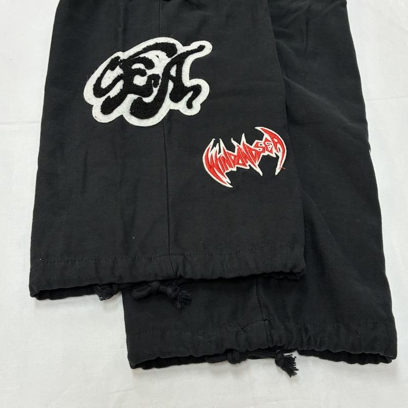 ウィンダンシー WIND AND SEA パンツ ワークパンツ、ペインターパンツ BAND FIELD PANTS グラフィック プリント ワッペン 6P カーゴパンツ M メンズ USED 古着 中古 50165228