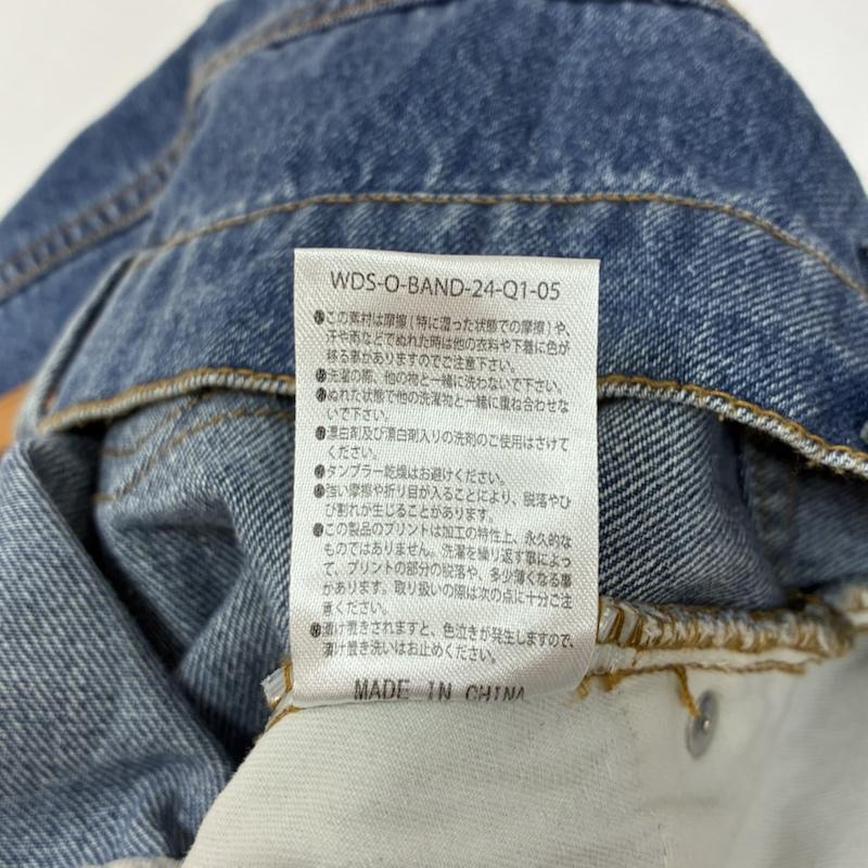 ウィンダンシー WIND AND SEA パンツ デニム、ジーンズ BAND DENIM PANTS バンド グラフィック プリント ワッペン デニムパンツ M メンズ USED 古着 中古 50165231