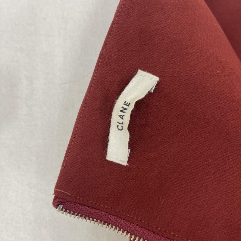 クラネ CLANE スカート ロングスカート WIDE BELT VOLUME SKIRT ボルドーカラー ハイウエスト スカート 2 赤 / レッド / red レディース USED 古着 中古 50165232