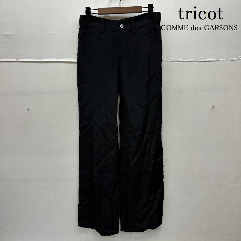 トリココムデギャルソン tricot COMME des GARSONS パンツ ワークパンツ、ペインターパンツ 04SS レーヨン ストレート パンツ TM-P003 S 黒 / ブラック / black レディース USED 古着 中古 50165237