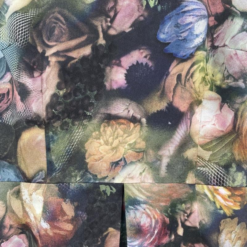 ポールスミス Paul Smith ワンピース ひざ丈スカート ぼかしフラワー 花柄 Aライン ノースリーブ ワンピース 40 マルチカラー / マルチカラー / multicolor レディース USED 古着 中古 50165240