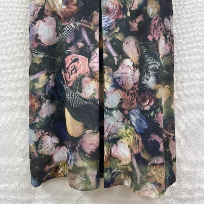 ポールスミス Paul Smith ワンピース ひざ丈スカート ぼかしフラワー 花柄 Aライン ノースリーブ ワンピース 40 マルチカラー / マルチカラー / multicolor レディース USED 古着 中古 50165240