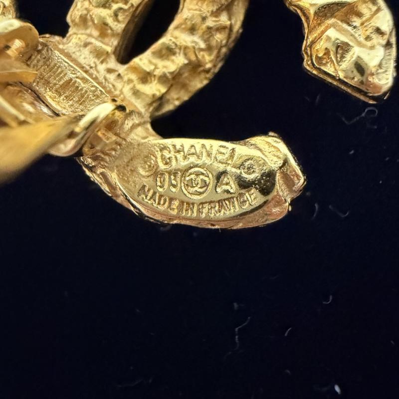 シャネル CHANEL アクセサリー ピアス ココマーク 溶岩 ラヴァ ヴィンテージ アーカイブ イヤリング - ロゴ、文字 金 / ゴールド / gold color レディース USED 古着 中古 50165241