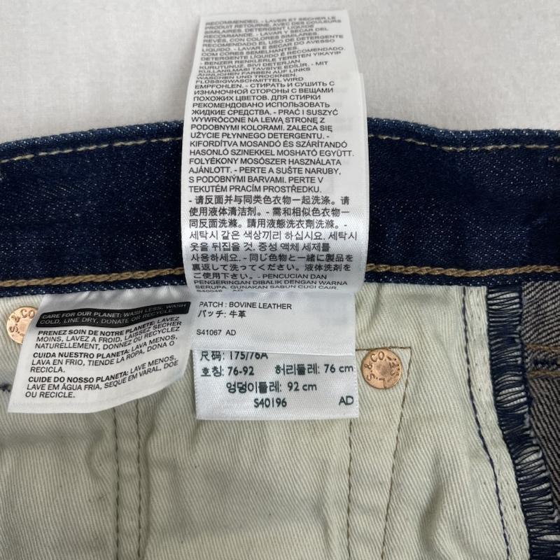 リーバイス Levi s パンツ デニム、ジーンズ 501 ボタンフライ ストレート デニム パンツ ジーンズ 00501-1484 30インチ インディゴ / インディゴ / Indigo レディース USED 古着 中古 50165249