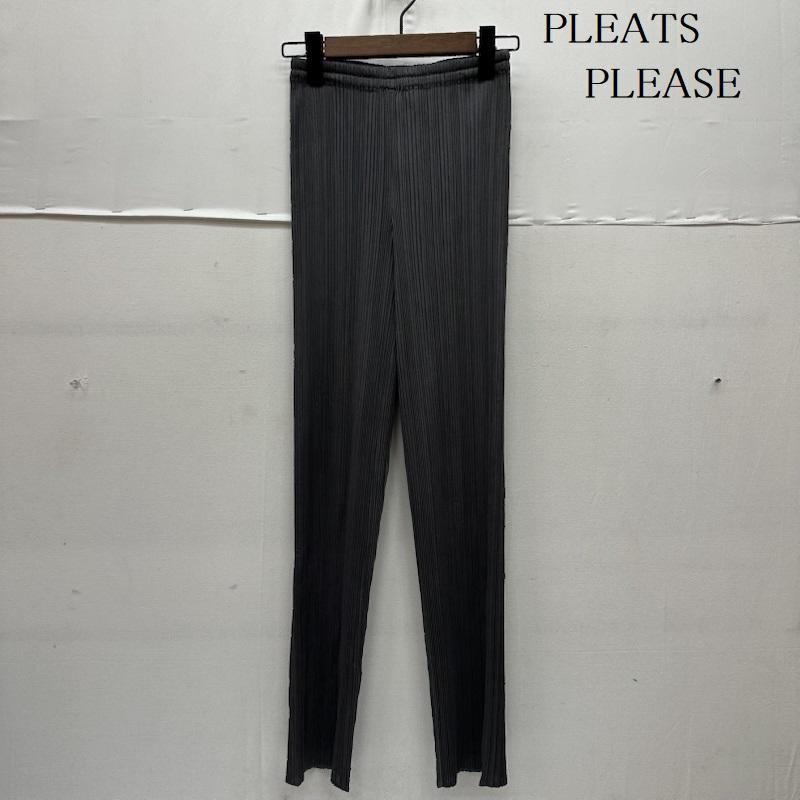プリーツプリーズ PLEATS PLEASE パンツ スラックス ISSEY MIYAKE プリーツ イージー パンツ PP04-JF609 2 灰 / グレー / gray レディース USED 古着 中古 50165250