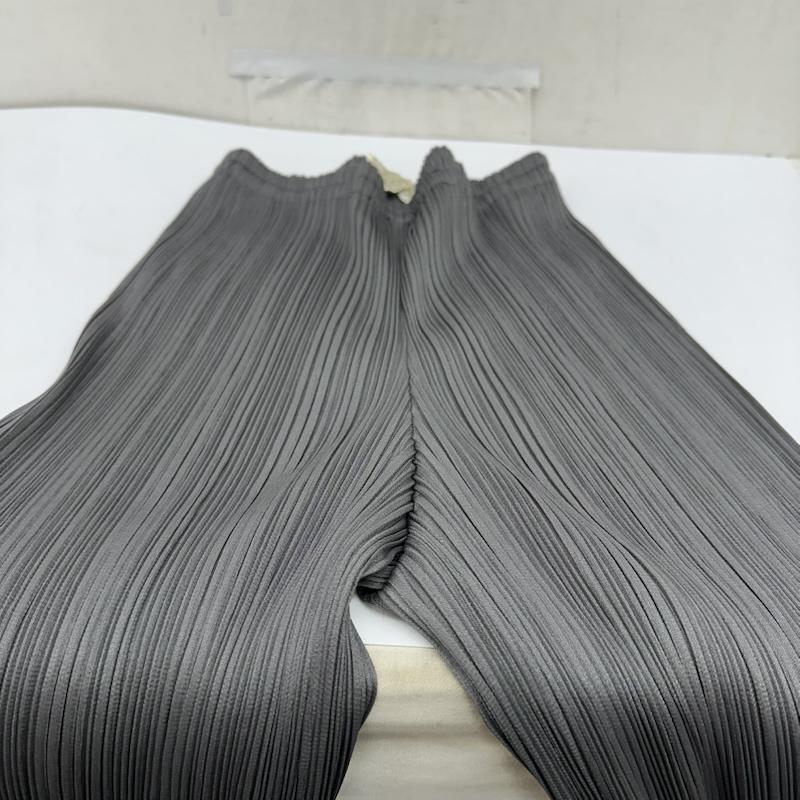 プリーツプリーズ PLEATS PLEASE パンツ スラックス ISSEY MIYAKE プリーツ イージー パンツ PP04-JF609 2 灰 / グレー / gray レディース USED 古着 中古 50165250
