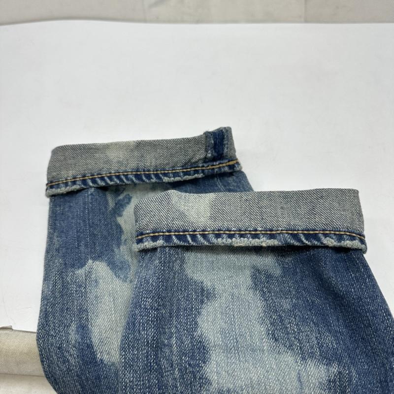 ヒステリックグラマー HYSTERIC GLAMOUR パンツ デニム、ジーンズ RAMONES ブリーチ ダメージ 加工 スタッズ デニム パンツ 0294AP04 30インチ インディゴ / インディゴ / Indigo メンズ USED 古着 中古 50165251