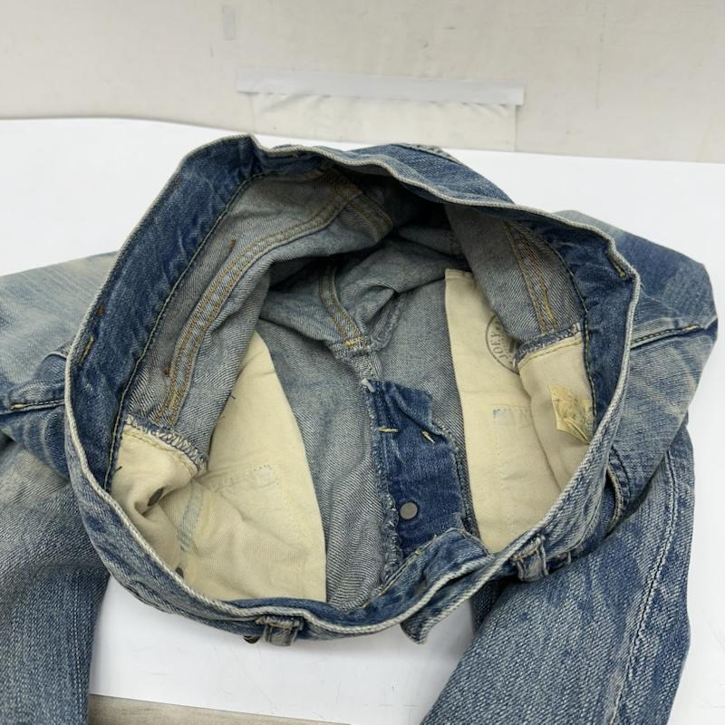 ヒステリックグラマー HYSTERIC GLAMOUR パンツ デニム、ジーンズ RAMONES ブリーチ ダメージ 加工 スタッズ デニム パンツ 0294AP04 30インチ インディゴ / インディゴ / Indigo メンズ USED 古着 中古 50165251