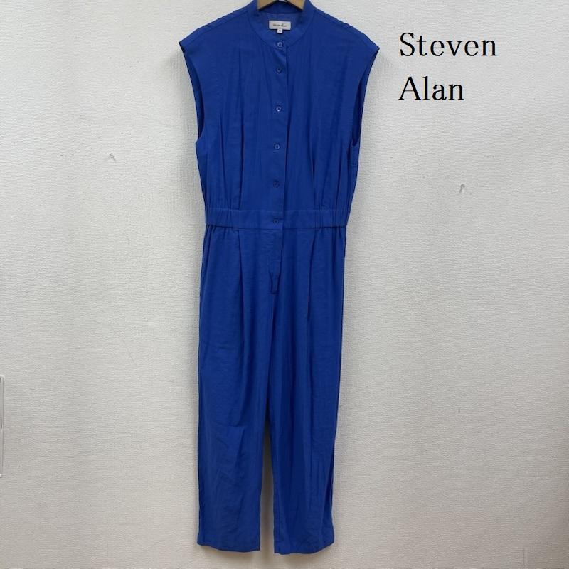 スティーブンアラン Steven Alan サロペット・オーバーオール サロペット、オーバーオール バンドカラー オールインワン レーヨン混 オーバーオール 8226-199-0405 青 / ブルー / blue レディース USED 古着 中古 50165255